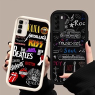 HK-9 Beatles Shockproof Casing for Black and White Silicone ITEL Infinix Tecno Spark HOT RS4 40 50 P