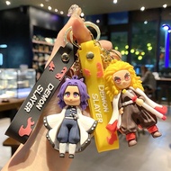 Cartoon Demon Slayer keychain/anime figurine pendant