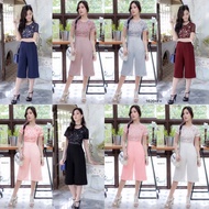 MM1620 6-piece flared lace jumpsuit 6-piece jumpsuit6-piece