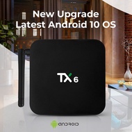 【Full Loaded Apps】NEW TX6 TVBOX 4GB 64GB Android 9 6K H6 Support WiFi 4K HDR+ Android BOX H.265 Streaming Media Player IPTV Smart Android Box