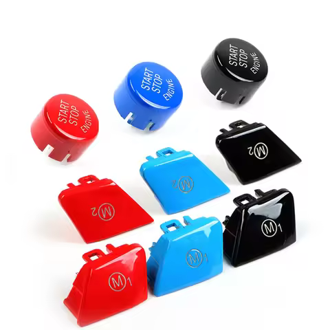 Car Steering Wheel Start Stop M1 M2 Button Replace Cover for BMW F30 M3 M4 M5 M6 X5M X6M F20 F22 F32
