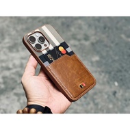 IPhone 11 to 15 Pro max/16 Pro max- Mentor II Leather case with convenient card compartment