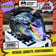 Helmet SHOEI JFORCE 2 Jack Helmet / Visor CJ1 (Premium 1 to 1) Topi Keledar Motorcycle Helmet
