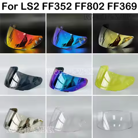For LS2 MHR-FF-15 Helmet Glass Motorcycle Helmet Visor for LS2 FF352 FF351 FF802 FF369 FF384 Face Sh