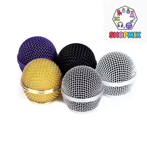 1pc For Shure SM58 Wireless Microphone Replacement Metal Microphone Grille Replacing Professional Pa