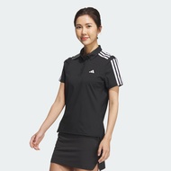 adidas กอล์ฟ เสื้อโปโลแขนสั้น HEAT.RDY 3-Stripes ผู้หญิง สีดำ HY0912