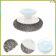 Stainless Steel Cleaner Metal Dish Scrubber Cook Wash  Kitchen Wok Frying Pan Washer zhihuicx