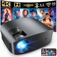 Projector 4K With WiFi And Bluetooth Supported FHD 1080P Mini Projector For Outdoor Movies 5G Vide