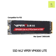 SSD M.2 GEN4 Patriot Viper VP4300 LITE NVMe 1TB 2TB M2 เอสเอสดี เอ็มดอททู  PS5 ใส่PS5 9SE00188-VP430