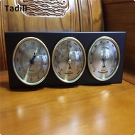 [dksqer] 3 In 1 weather Instrument Round Dials Analog Weather Vertical-hang