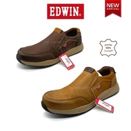 Edwin Full Leather Comfort Casual Shoes Men Slip On Kasut Kulit Lelaki E30337