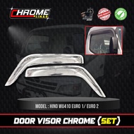 HINO WU410 EURO 1 EURO 2- DOOR VISOR CHROME