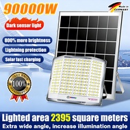 90000W lampu solar outdoor waterproof light raya garden lamp taman terang  led pelita jalan rumah 太陽