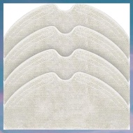 (XCTS) 4 Pack Parts Mop Pads for D10S, D10S PRO, D9 Max, F9 PRO Robot Vacuum Cleaner, Washable Reusa