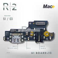 REALME 5 Mic + IC Charging Board 5i/ / Mac+ HF UI Board PCB Charger