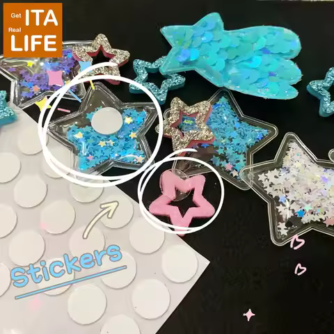 Italife White Round Soft Tape Ita Bag Decoration Insert Decorative Accessories Women ItaBag Display