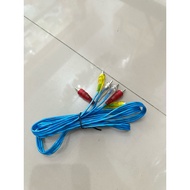 3 RCA to 3 RCA Transparent Cable Transparent RCA Cable DVD to TV Cable Speaker Cable Audio Cable