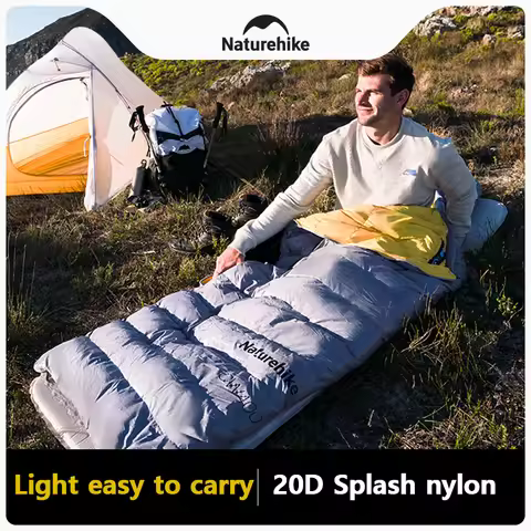 Naturehike Duck Down Sleeping Bag CW400 CW700 Adult Outdoor Camping Winter Thickened Cold Lightweigh