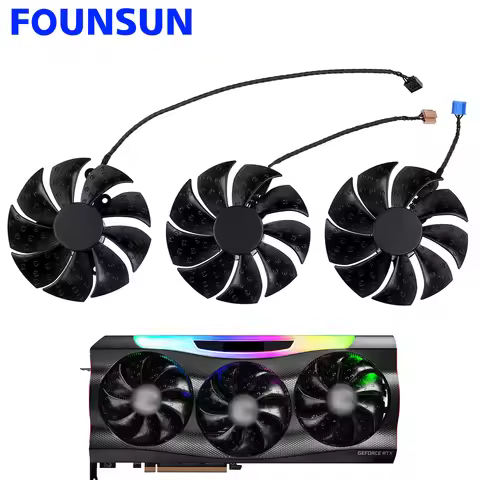New 87MM PLD09220S12H Cooling Fan For EVGA GeForce RTX 3070 3080 TI 3090 FTW3 ULTRA GAMING Graphics 