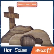 Wooden Easter Tomb Scene Decoration the Empty Tomb Easter Scene and