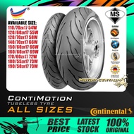 TAYAR MOTORSIKAL CONTINENTAL CONTI-MOTION TUBELESS TYRE 110,120,140,150,160,170,180,190,50,55,60,70 -,R,ZR 17