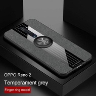 สำหรับ OPPO reno2 โทรศัพท์กรณีซิลิโคนอ่อนนุ่มแหวนนิ้วผู้ถือผ้าผ้าปกหลังสำหรับ OPPO Reno 2 F undas