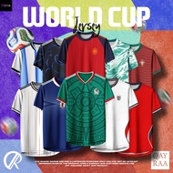 Jersey Logo Sulam FIFA World Cup Size M-10XL