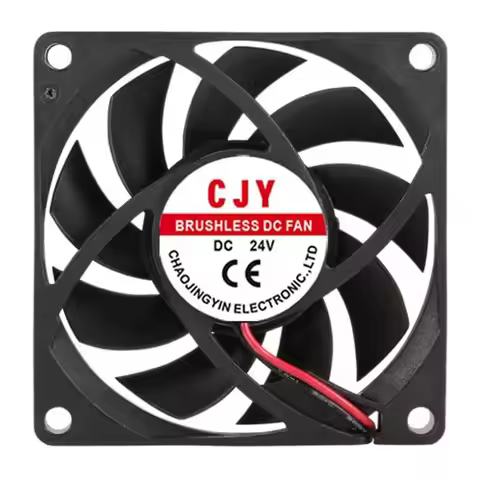 Y1UB 7cm 7015 Cooling Fan High Quiet 5/12/24V Electronics Cooling Radiator