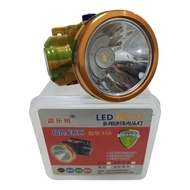 Lampu kepala kecil kuat terang LED/Lampu kepala tangkap ikan/Recharge Headlamp LED