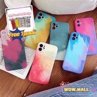 🔥WOW.MALL🔥7196 Compatible for iPhone 11 Pro Max Watercolor Silicone Soft Phone Case Protective Cover