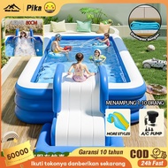 Jumbo Children's Swimming Pool 3 Rings Thick Inflatable Rubber 2m-3m Inflatable Pool