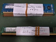 Kingston DDR3 1600 8gb x 2pcs = 16GB及 4GB x  5pcs