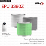 Europace EPU 3380Z Compatible Replacement Hepa Carbon Filter - Hepalife
