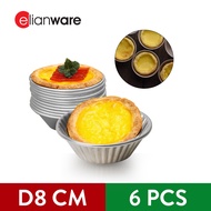 Aluminium Mini Egg Fruit Tart Mould Cheese Acuan Tart
