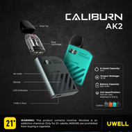 CALIBURN UWELL AK2 KlT 250mAh l BUITT IN BATTERY l 0.9ohm uug