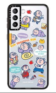 CASETIFY RUN GRANDMA RUN STICKERS SAMSUNG GALAXY S21+