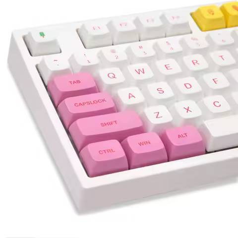 XDA Profile PBT Keycaps Personalized English Key Cap Dye Sublimation for Cherry MX 104/87/85/75/68/6