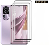 Lereach kính bảo vệ toàn bộ phim cho Oppo Reno 10 Reno10 Pro Plus Pro+ kính cường lực miếng dán bảo