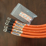 grounding cable kancil 300amp  Oren 85%  full copper 5/6 point
