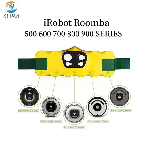 14.4V iRobot Roomba Battery 5000mAh for 500 600 700 800 900 521 530 531 550 540 545 630 631 760 780