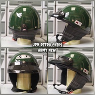 Helm Chip Merek Jpn Warna Army New