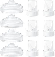 6PCS Duckbill Valves & 4PCS Silicone Diaphragms Compatible with Momcozy M5 Wearable Breast Pump, Rep