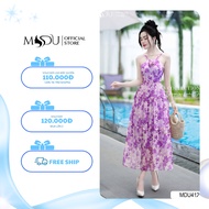 Beach Maxi Dress K31-D1-3 MDU4120 Comfortable Tropical Floral Pattern Dress from MDU