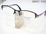 【angel精品眼鏡】┌☆Groovy Face☆┐奢華典藏雙環鑲鑚時尚鏡架.Guy Laroche.Valention