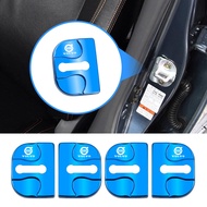 4PCS Car Door Lock Cover Stainless Steel Protection Accessories For Volvo C70 CX70 AWD EX30 EX90 EM9