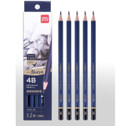 (Hộp 12 Cây) Bút Chì Gỗ Cao Cấp 3B 4B Deli S999