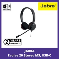 JABRA 4999-823-189 Evolve 20 Stereo MS, USB-C