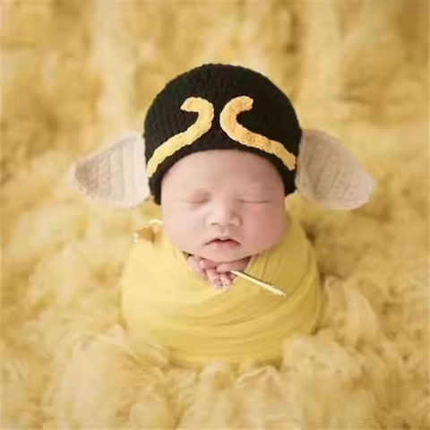 1 Set Baby One Month Old Photography Props - Newborn Photo Clothing Set Children's Studio Artistic S
