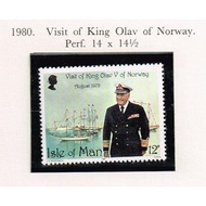 Isle of Man - 1980 Visit of King Olav V of Norway