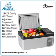 ★ Mini Portable Fridge Refrigerator 15L/22L Alpicool Car Portable Fridge Refrigerator/Home/Car